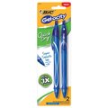 Bic Gel-ocity Blue Retractable Gel Pen , 2PK RGLCGP21-BLU